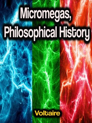 cover image of Micromegas, Philosophical History